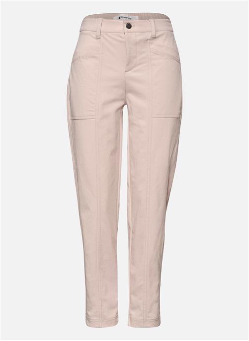Street One Pantalons droit Pantalon taille intermédiaire droit - 380801 28 femme beige
