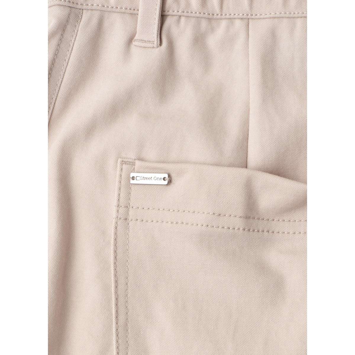 Pantalons droit Pantalon taille intermédiaire droit - 380801 28 femme beige Street One Pantalons droit Pantalon taille intermédiaire droit - 380801 28 femme beige Beige