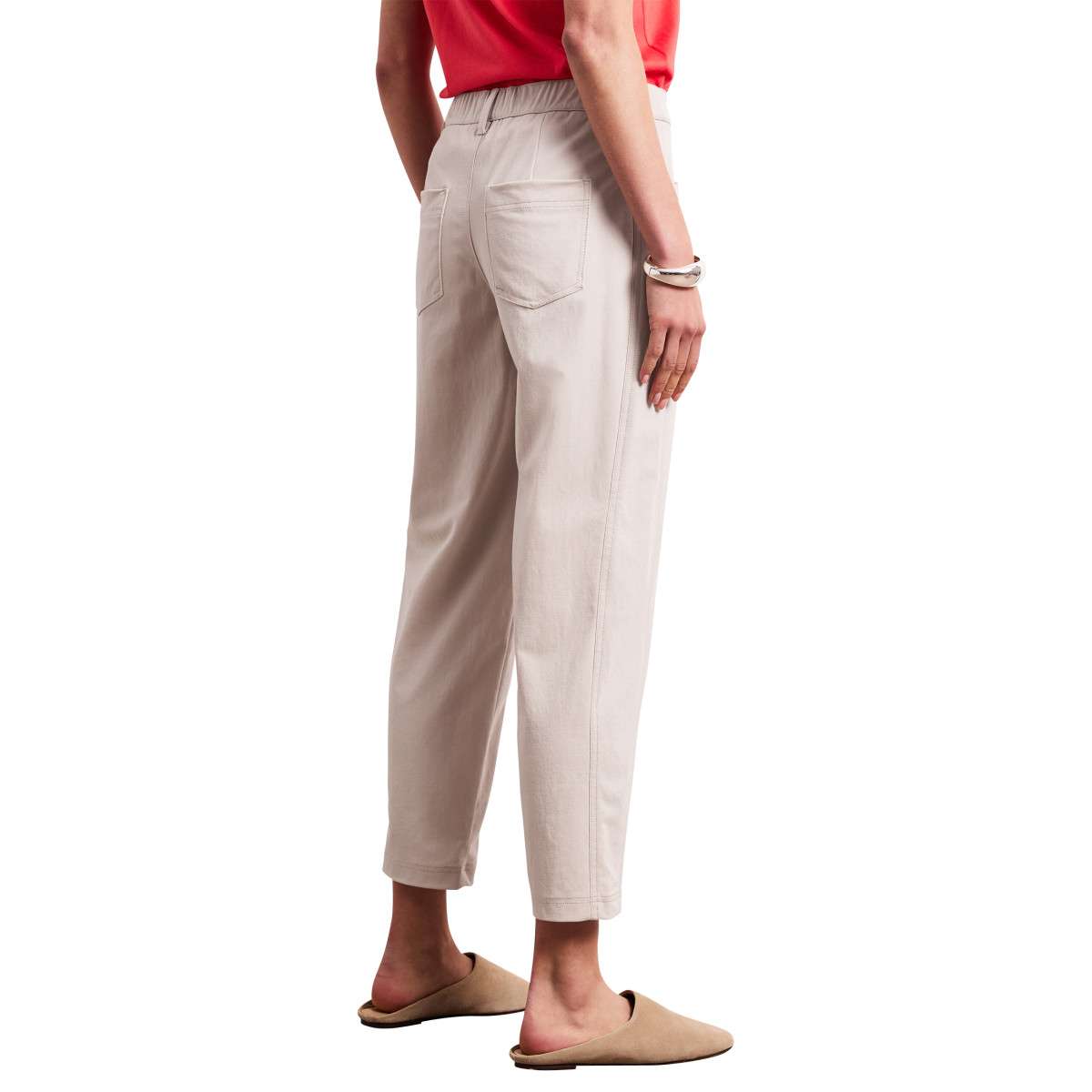 Pantalons droit Pantalon taille intermédiaire droit - 380801 28 femme beige Street One Pantalons droit Pantalon taille intermédiaire droit - 380801 28 femme beige Beige