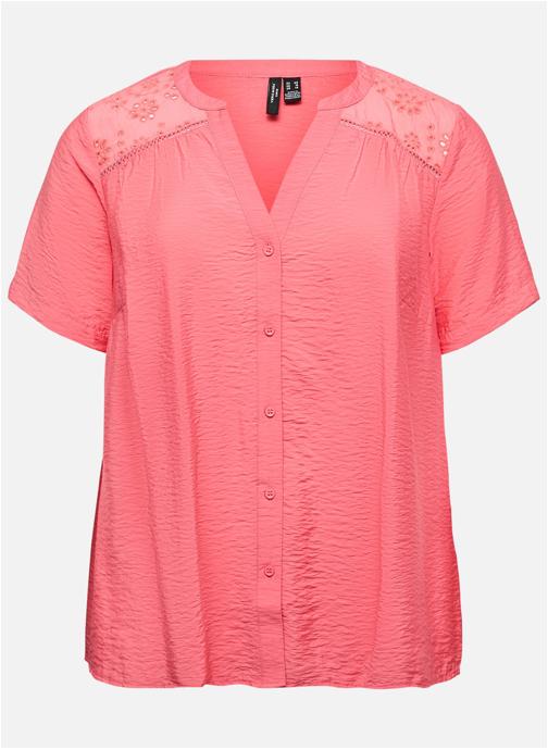 Vero Moda Curve Chemises Chemisier droit - 10341790 femme rouge