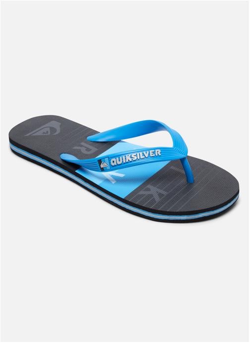 Quiksilver Tongs Molokai Word Block garçon bleu