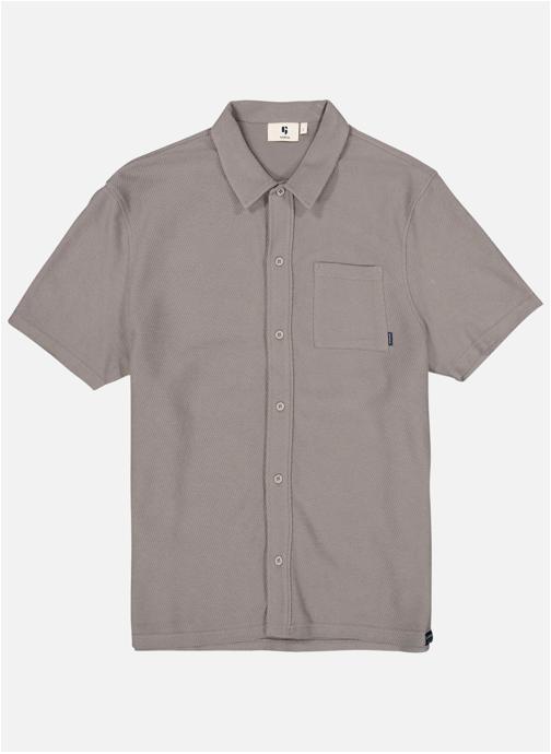 Garcia Polos Chemise coton mélangé droit - P261220 homme marron