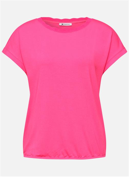 Street One Tee-shirts T-shirt col rond droit MILANO - 325078 femme violet