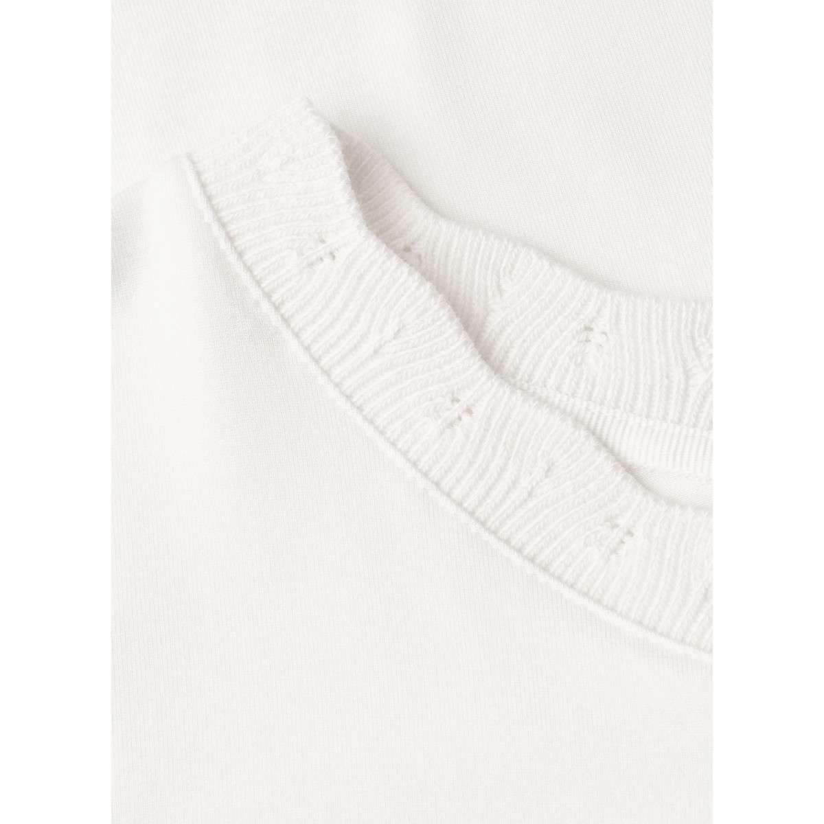 Tee-shirts T-shirt col rond droit MILANO - 325078 femme blanc Street One Tee-shirts T-shirt col rond droit MILANO - 325078 femme blanc Blanc