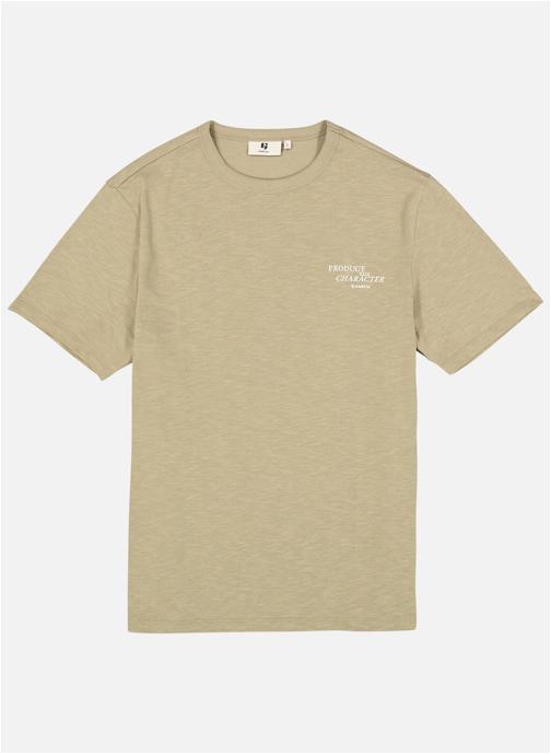 Garcia Tee-shirts T-shirt coton col rond droit - O261001 homme vert