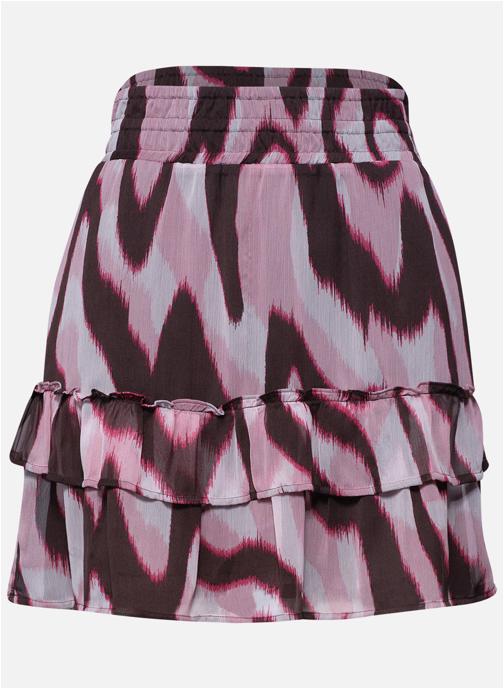 Street One Jupes mi-longues Jupe courte à motifs évasée - 361911 femme rose