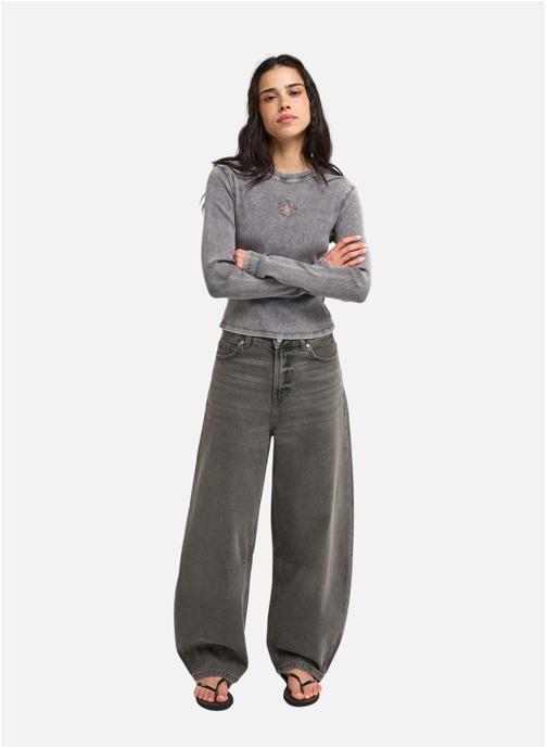 Roxy Jeans droit Saltywater Glow femme gris