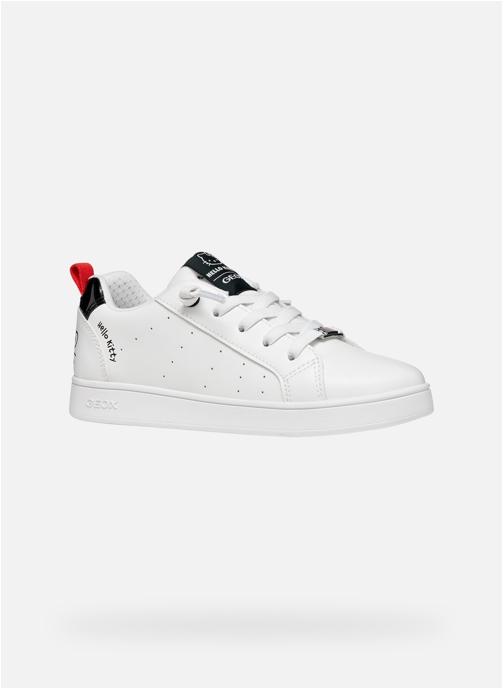 Geox Baskets basses J ECLYPER GIRL fille blanc