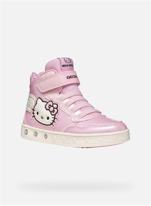 Geox Baskets basses J SKYLIN GIRL fille rose