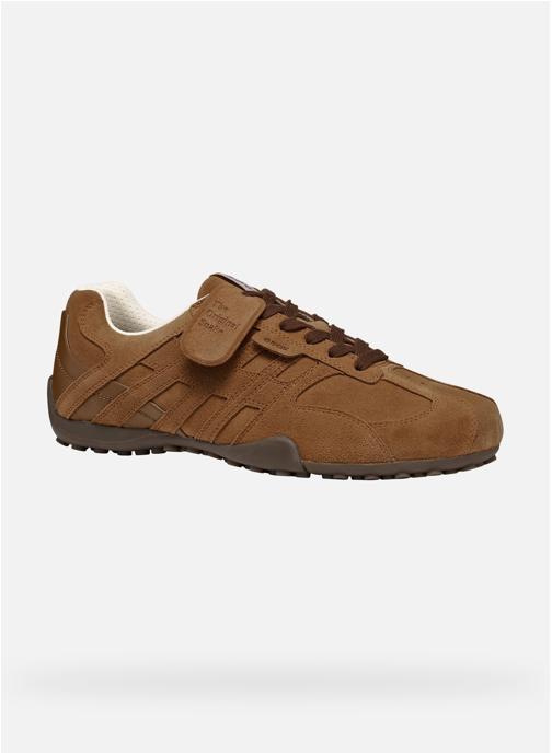 Geox Baskets basses SNAKE MAN homme marron