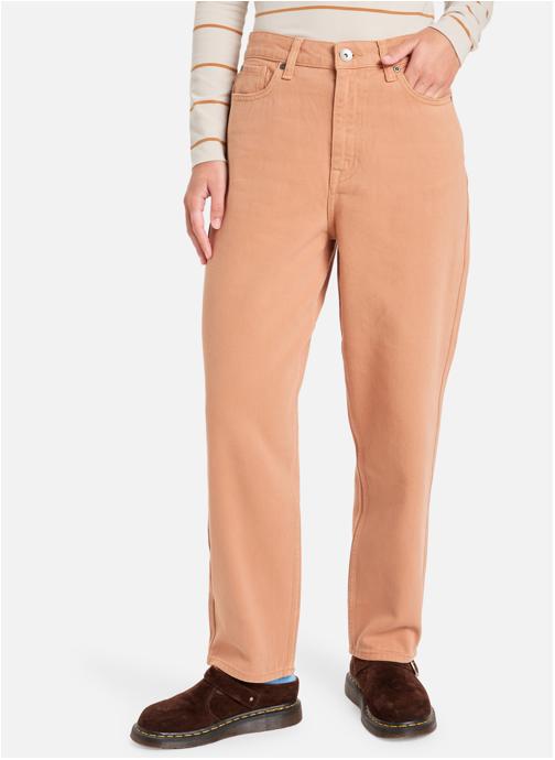 Quiksilver Pantalons droit Baggy Carrot Color femme beige