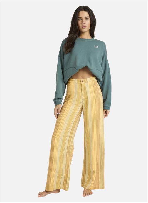 Billabong Pantalons droit Hazy Daze femme marron