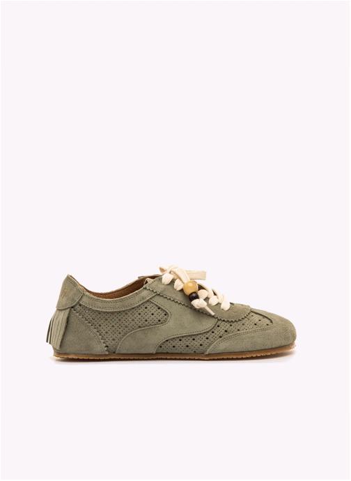 MTNG Baskets basses Chaussures plates Femme MTNG FREE MIA marron femme vert