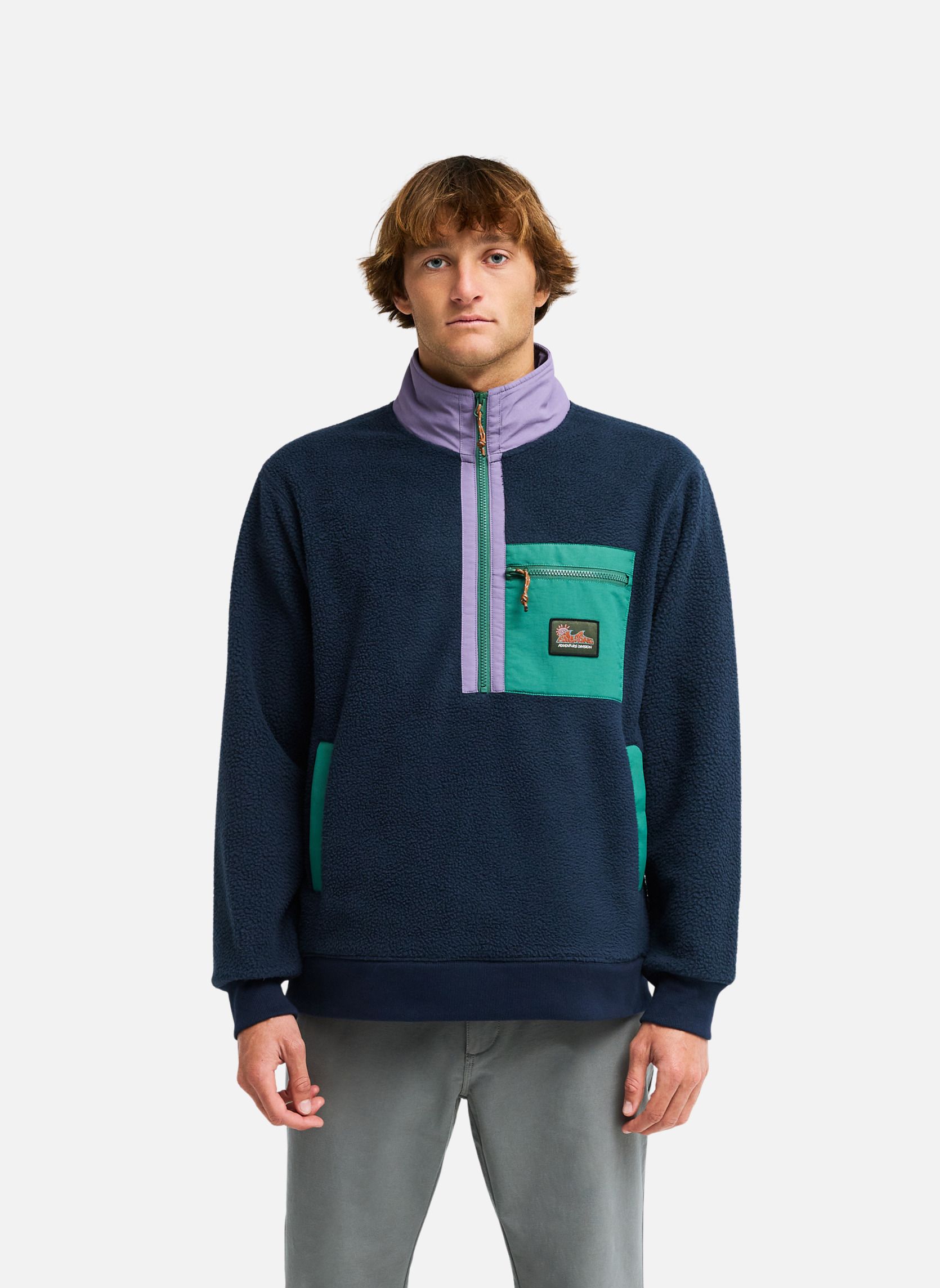 Vestes polaires Boundary Shore homme violet Billabong Vestes polaires Boundary Shore homme violet Violet