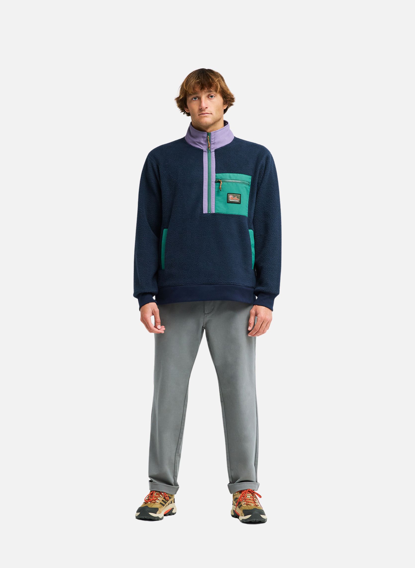Vestes polaires Boundary Shore homme violet Billabong Vestes polaires Boundary Shore homme violet Violet