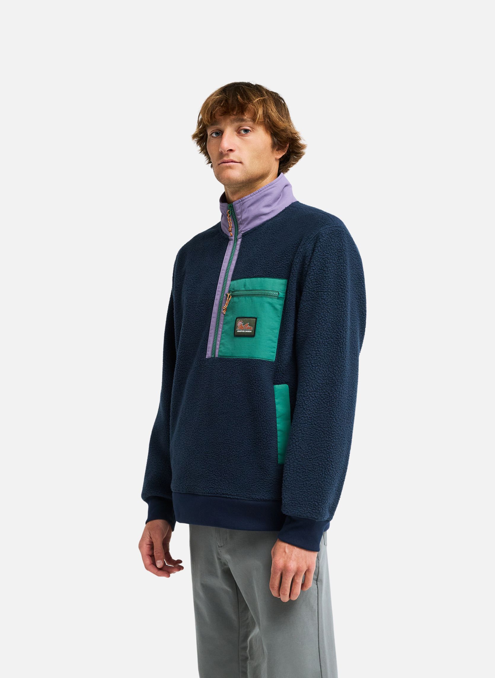 Vestes polaires Boundary Shore homme violet Billabong Vestes polaires Boundary Shore homme violet Violet