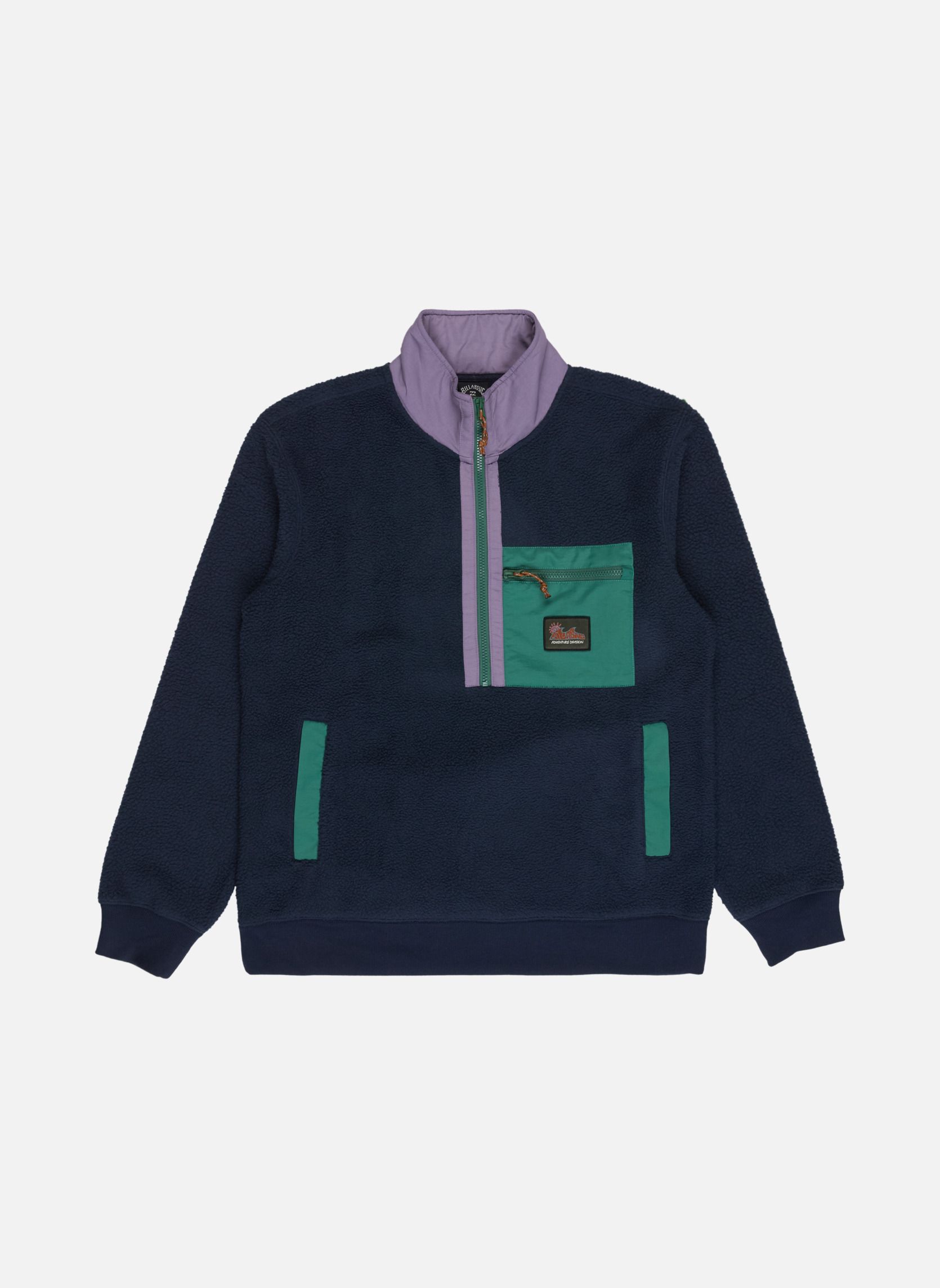 Vestes polaires Boundary Shore homme violet Billabong Vestes polaires Boundary Shore homme violet Violet