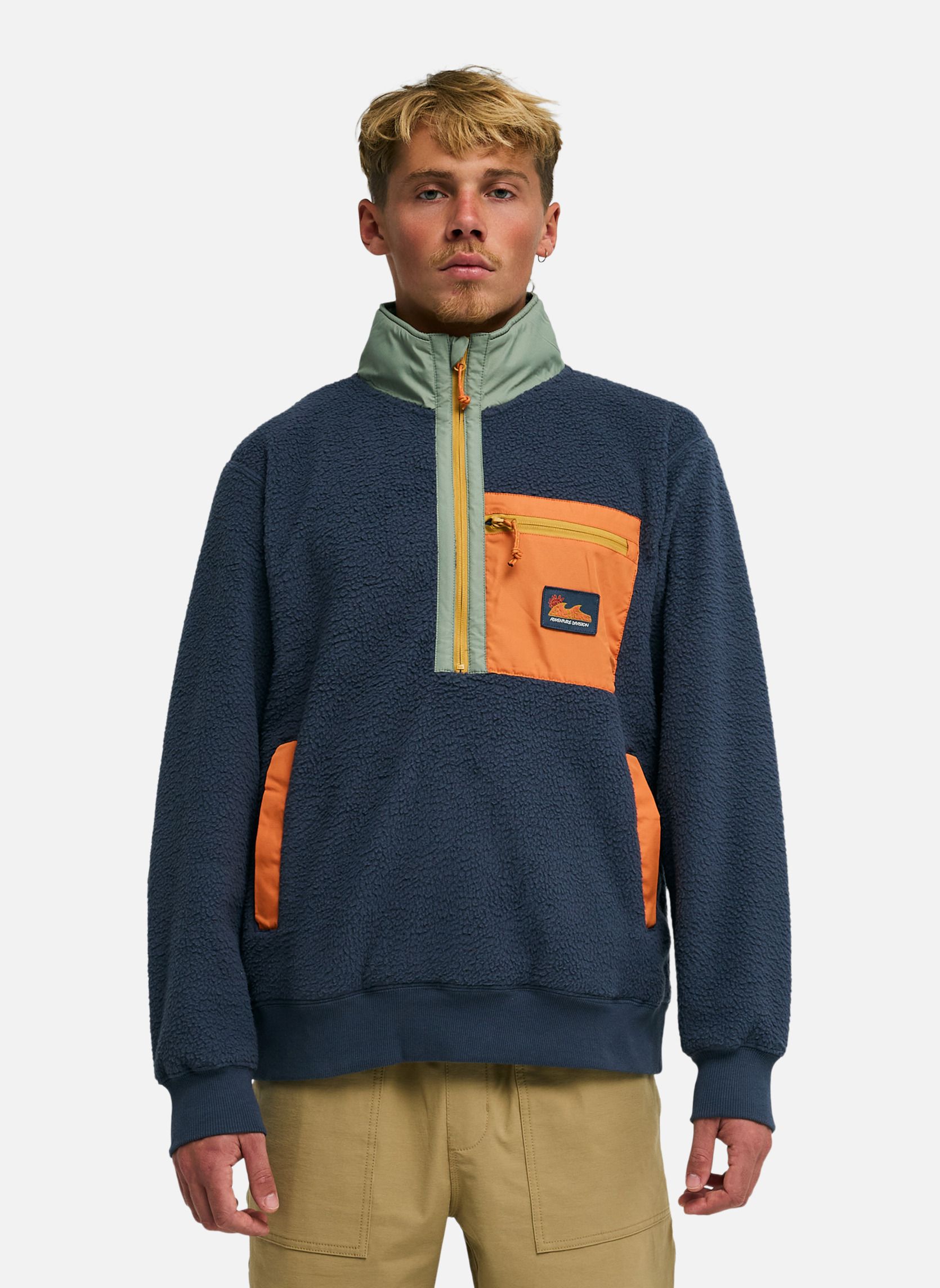 Vestes polaires Boundary Shore homme bleu Billabong Vestes polaires Boundary Shore homme bleu Bleu marine