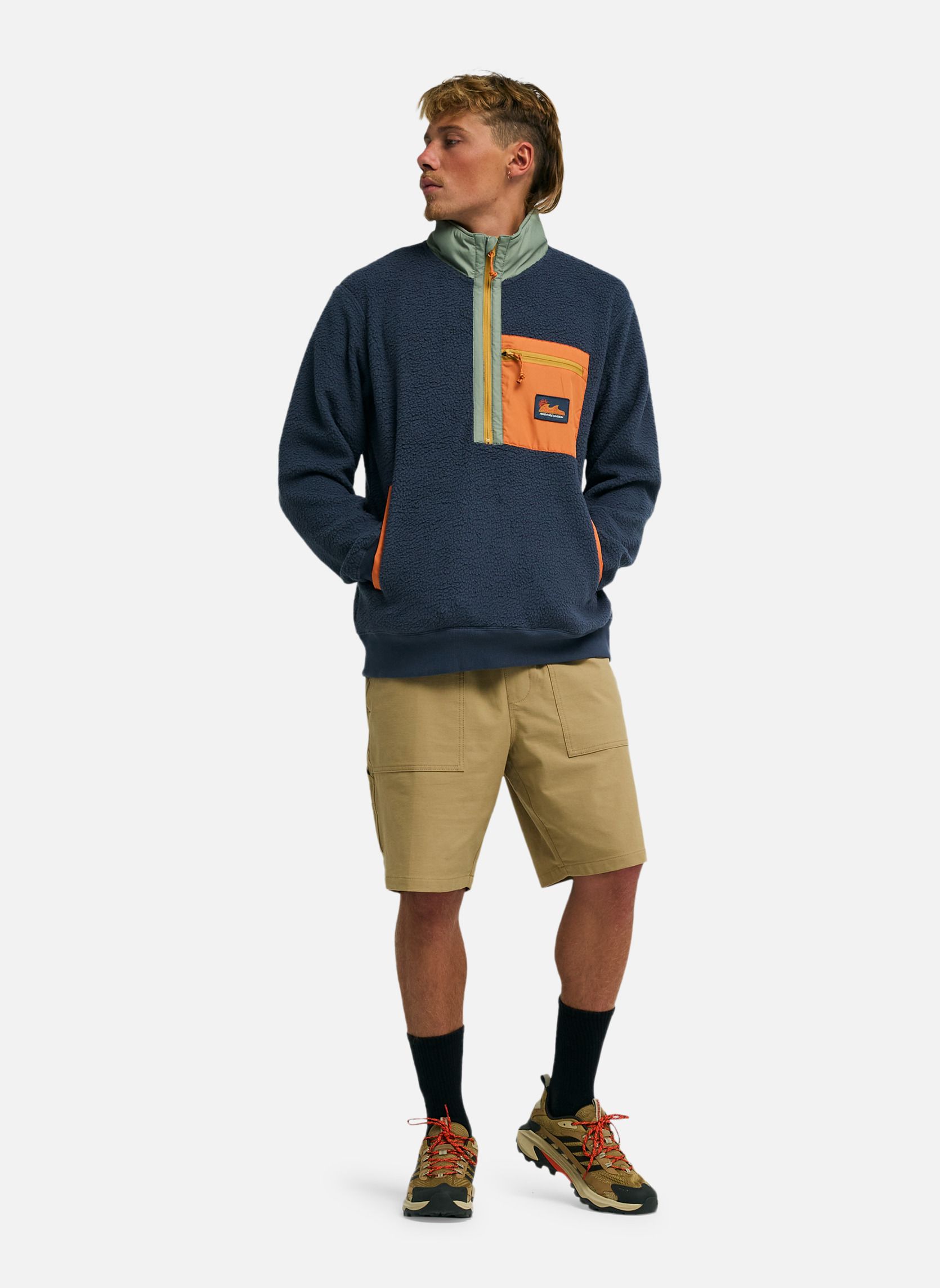 Vestes polaires Boundary Shore homme bleu Billabong Vestes polaires Boundary Shore homme bleu Bleu marine