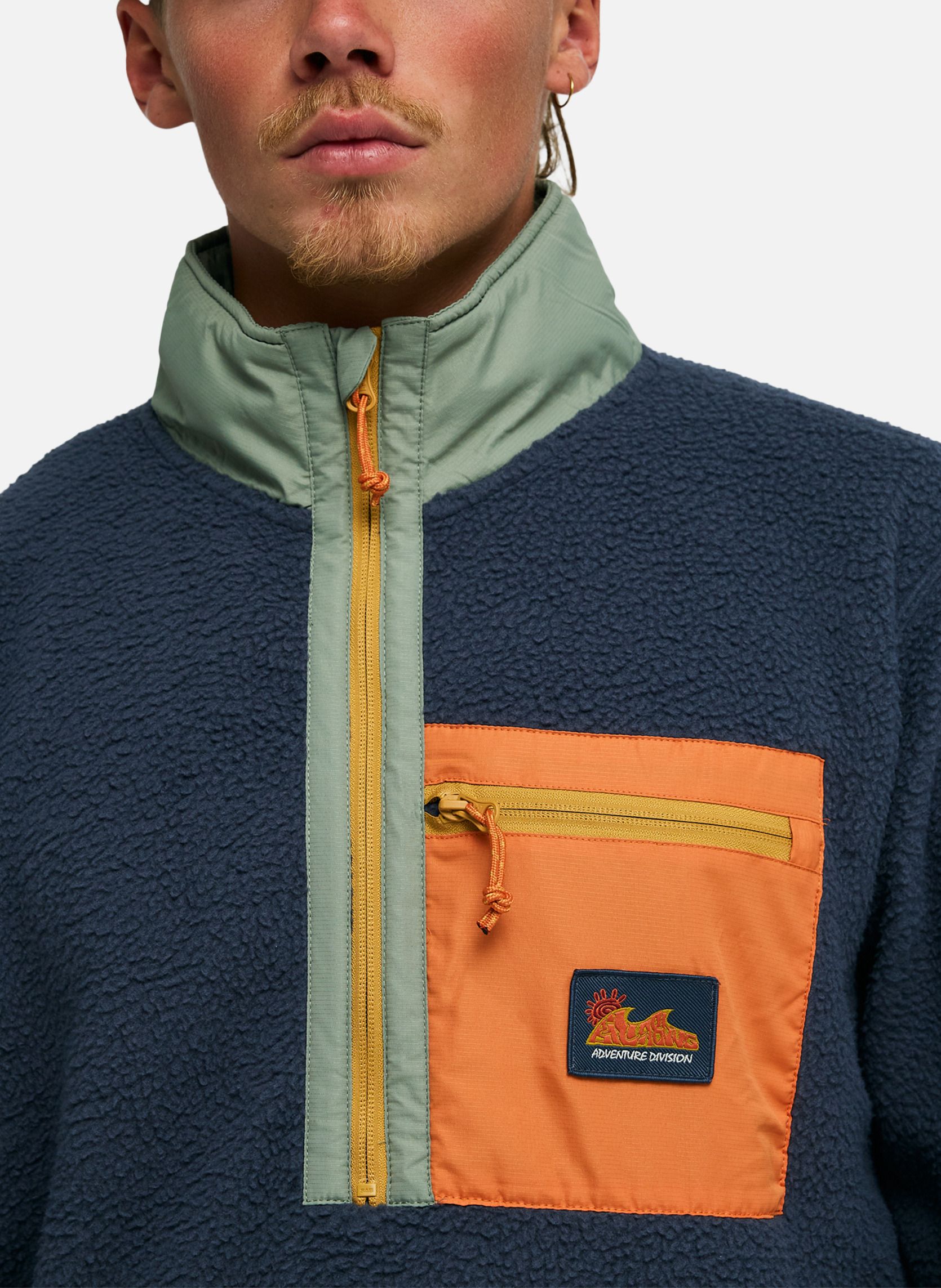 Vestes polaires Boundary Shore homme bleu Billabong Vestes polaires Boundary Shore homme bleu Bleu marine