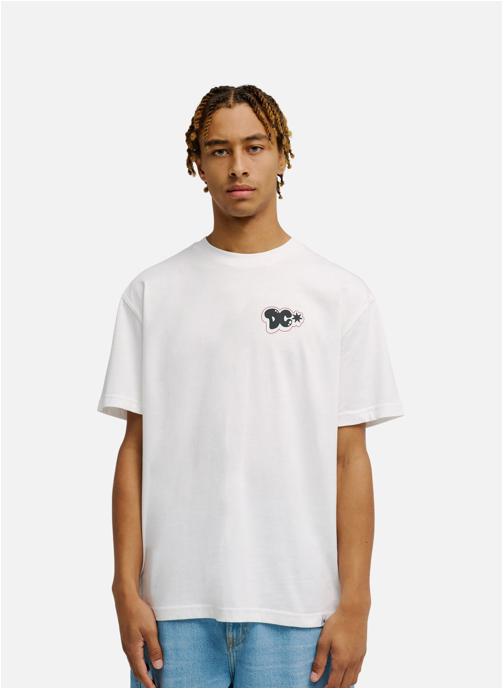 DC Shoes Tee-shirts DC Side Flame homme blanc