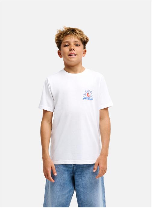 Quiksilver Tee-shirts Fusion garçon blanc