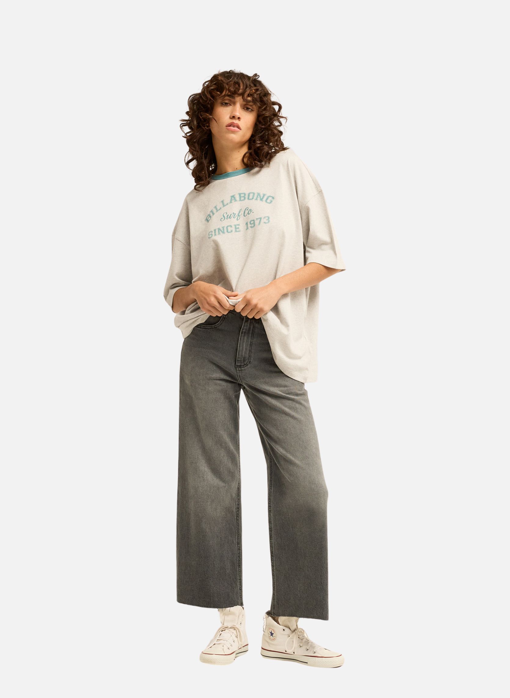 Tee-shirts Fresh Breeze femme gris Billabong Tee-shirts Fresh Breeze femme gris Gris
