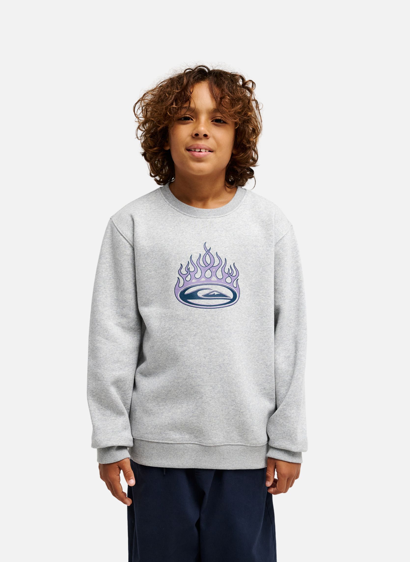 Sweats à capuche Graphic garçon gris Quiksilver Sweats à capuche Graphic garçon gris Gris