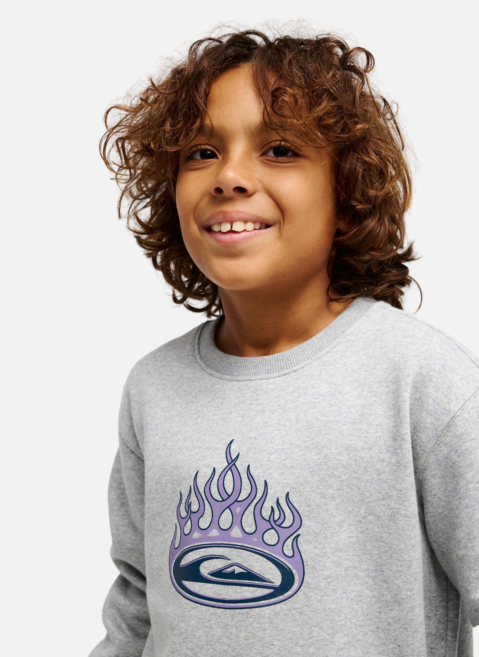 Sweats à capuche Graphic garçon gris Quiksilver Sweats à capuche Graphic garçon gris Gris