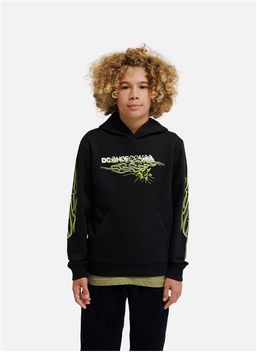 DC Shoes Sweats à capuche Side Flame garçon noir