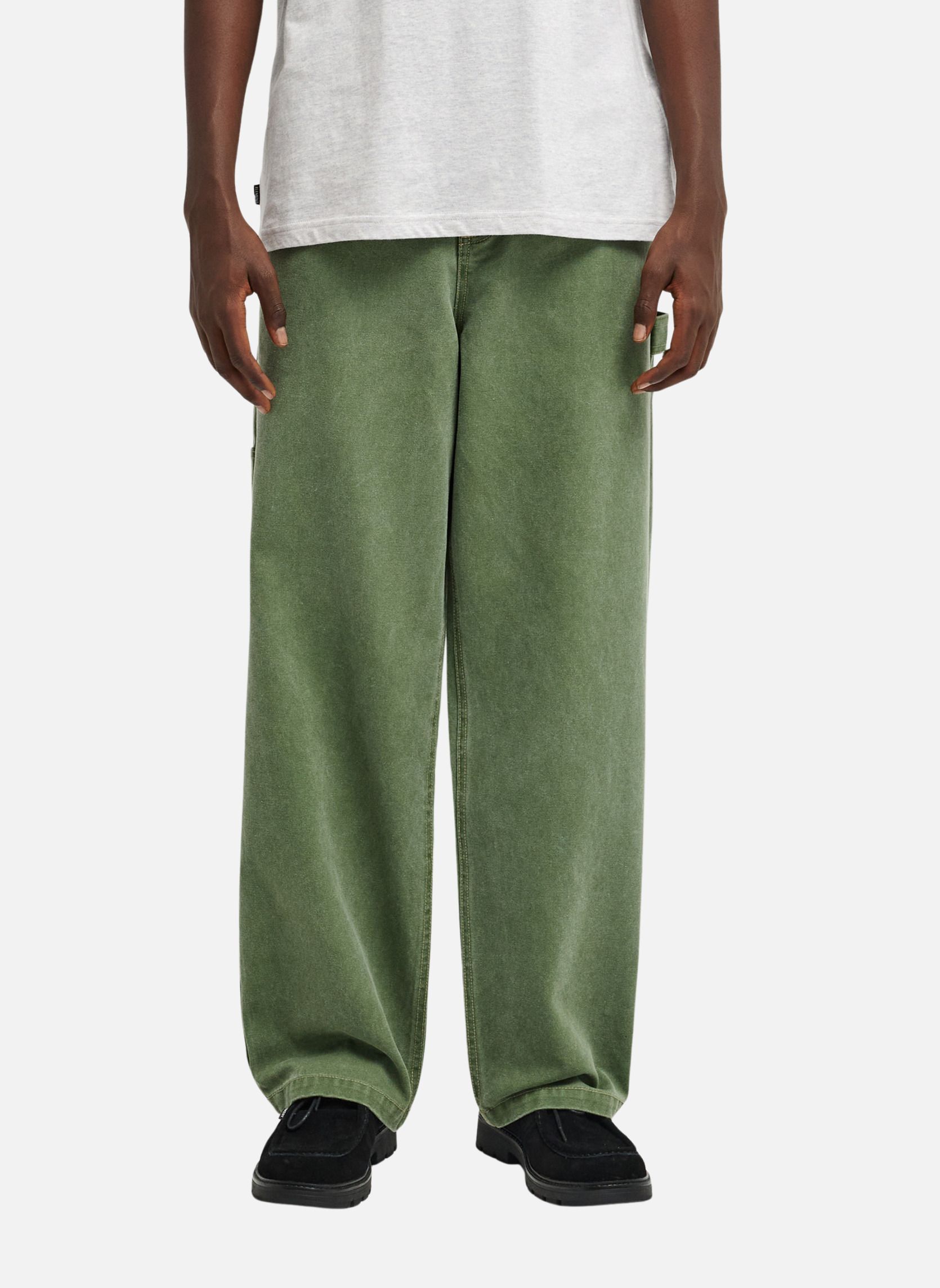 Pantalons droits Big Canvas homme vert Element Pantalons droits Big Canvas homme vert Vert