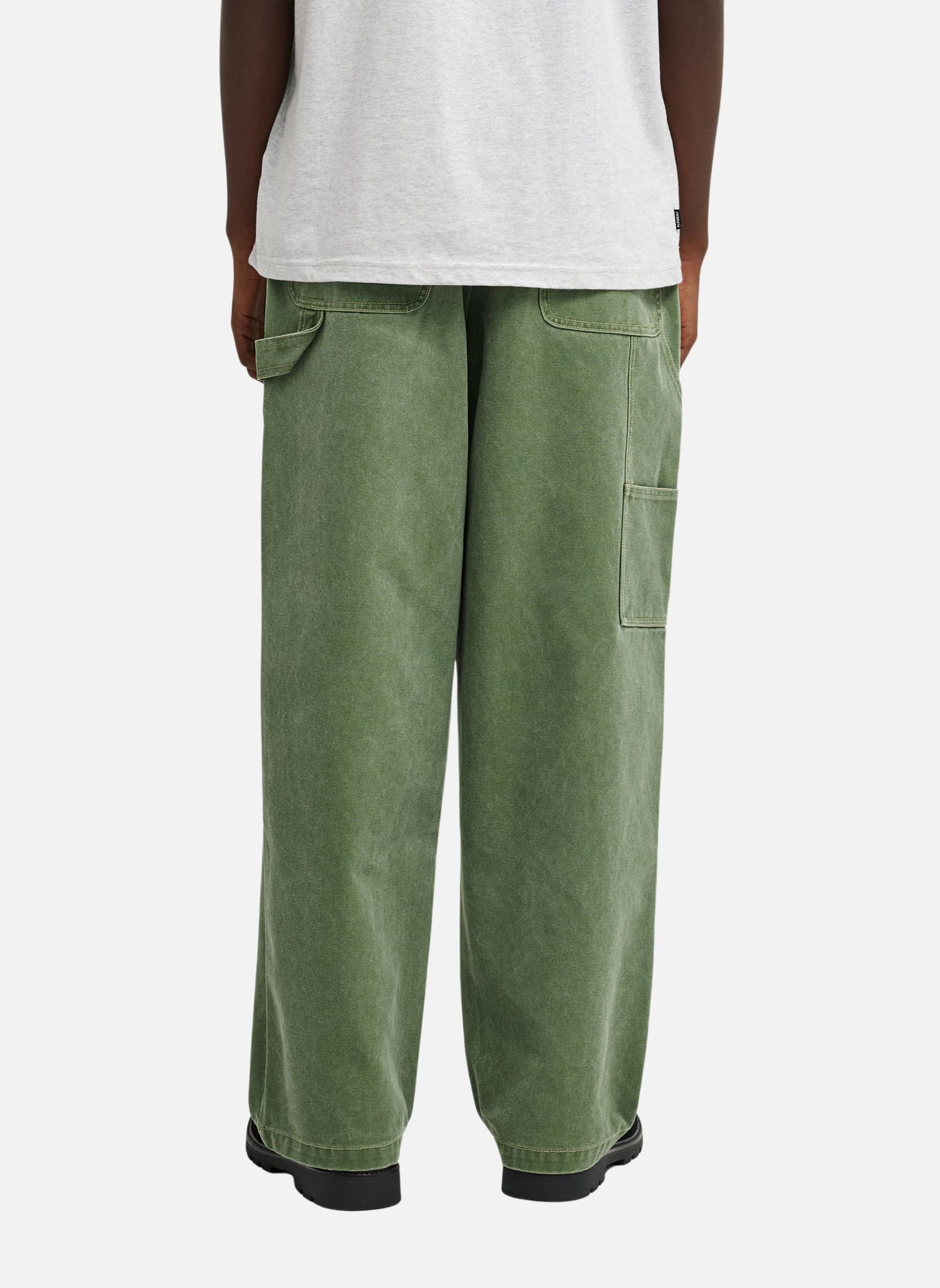 Pantalons droits Big Canvas homme vert Element Pantalons droits Big Canvas homme vert Vert