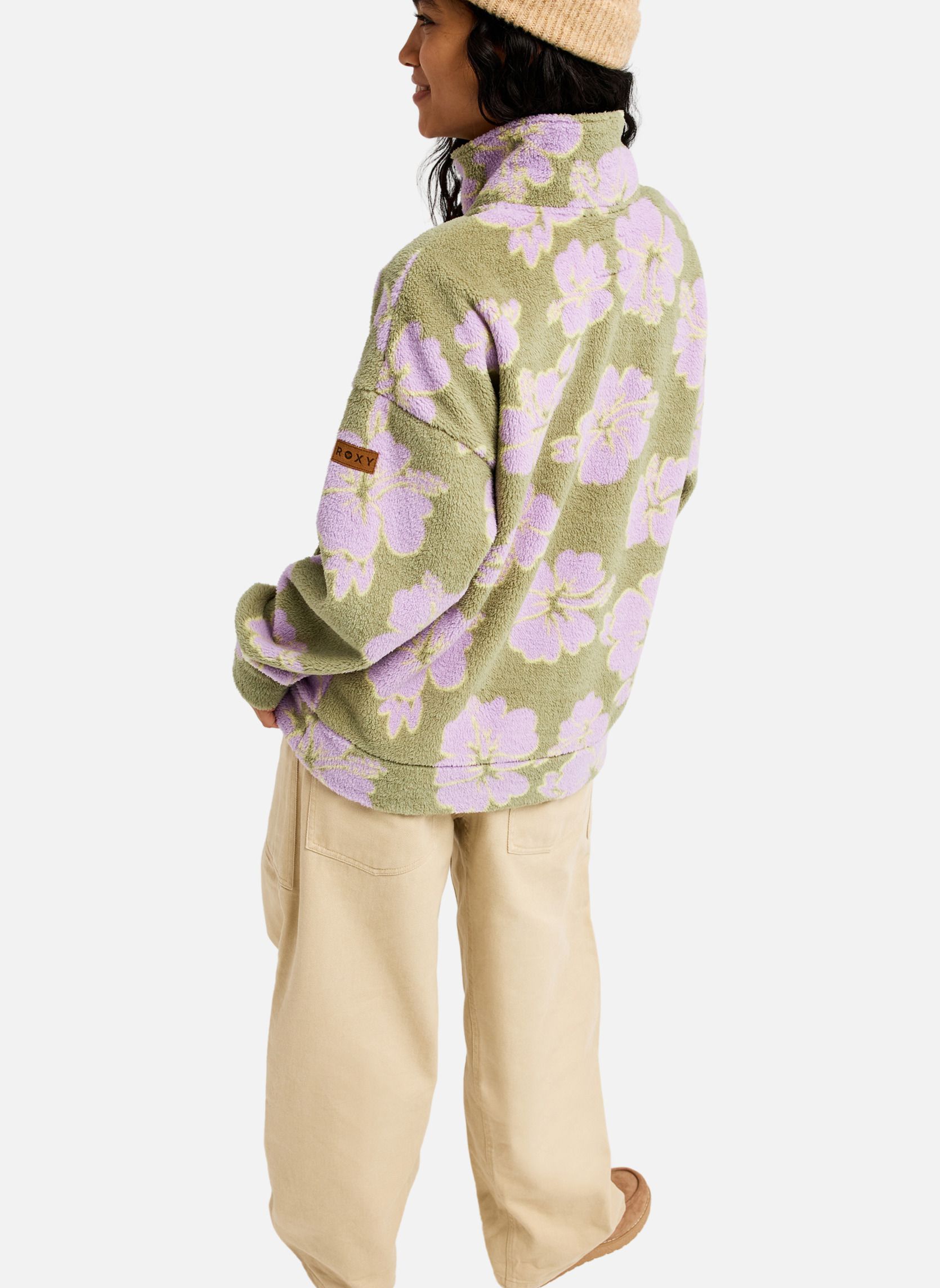 Vestes polaires Live Out Loud femme vert Roxy Vestes polaires Live Out Loud femme vert Vert