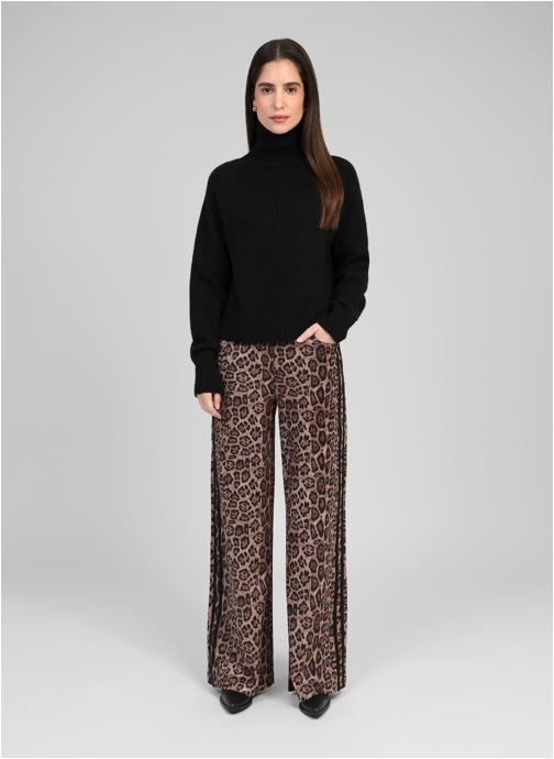 An'ge Pantalons droit PANTALON PERLEO noir femme noir