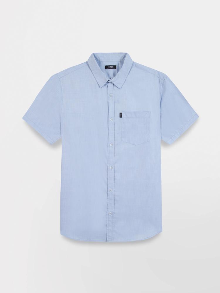 Chemises Chemise manches courtes TYRONCHA OXYGENE homme bleu TBS Chemises Chemise manches courtes TYRONCHA OXYGENE homme bleu Bleu