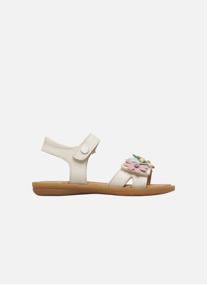 Sandales Sandales NINDY Cognac- fille blanc