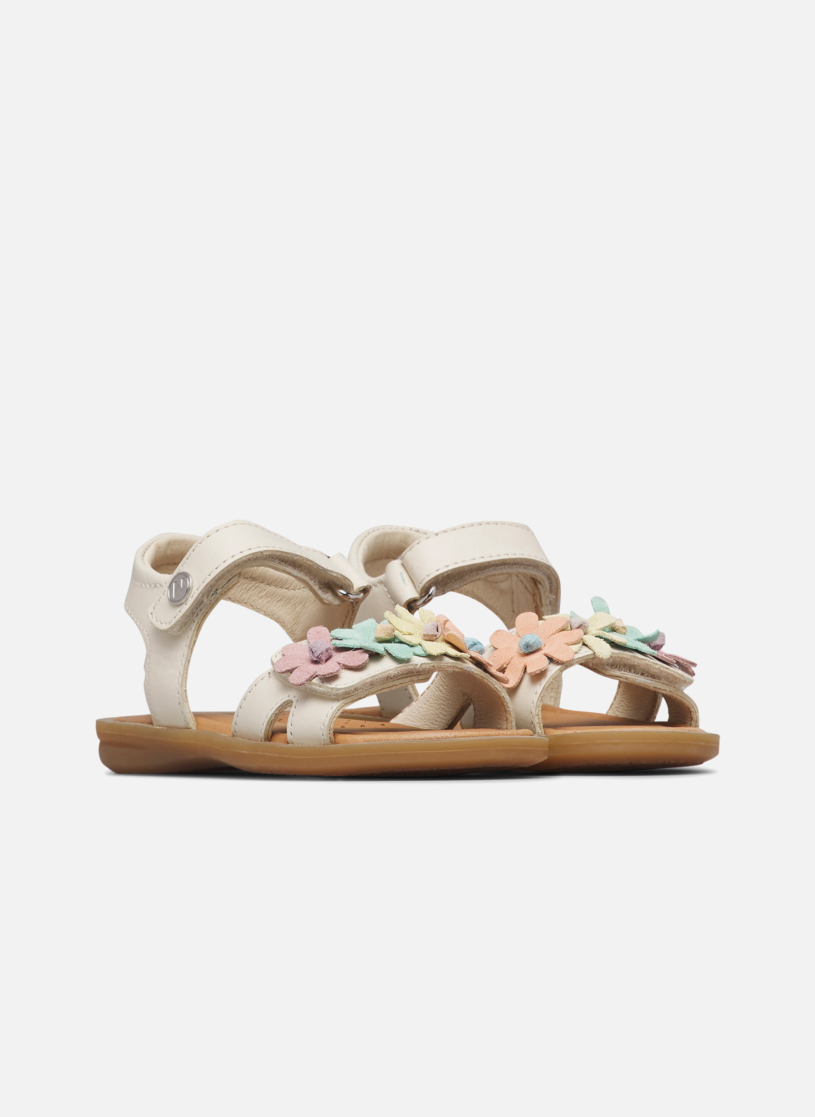Sandales Sandales NINDY Cognac- fille blanc Naturino Sandales Sandales NINDY Cognac- fille blanc Blanc