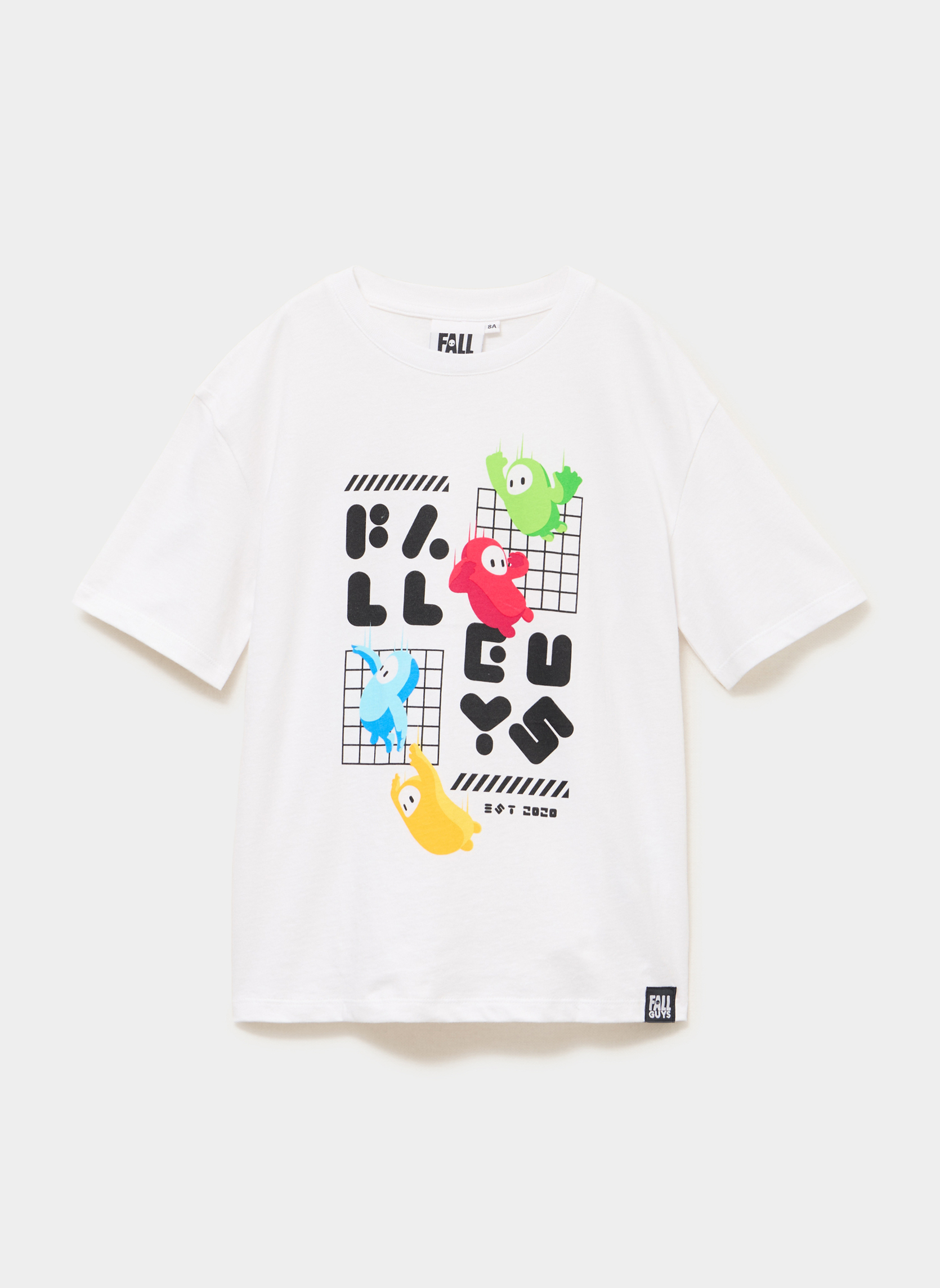 Tee-shirts SHL_VIZSLA_FALLGUYS garçon blanc FALL GUYS Tee-shirts SHL_VIZSLA_FALLGUYS garçon blanc Blanc