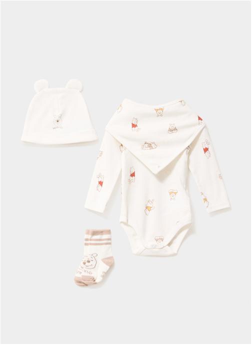 Winnie l'ourson Ensembles SUNB1_SAMIEL_WIN fille blanc