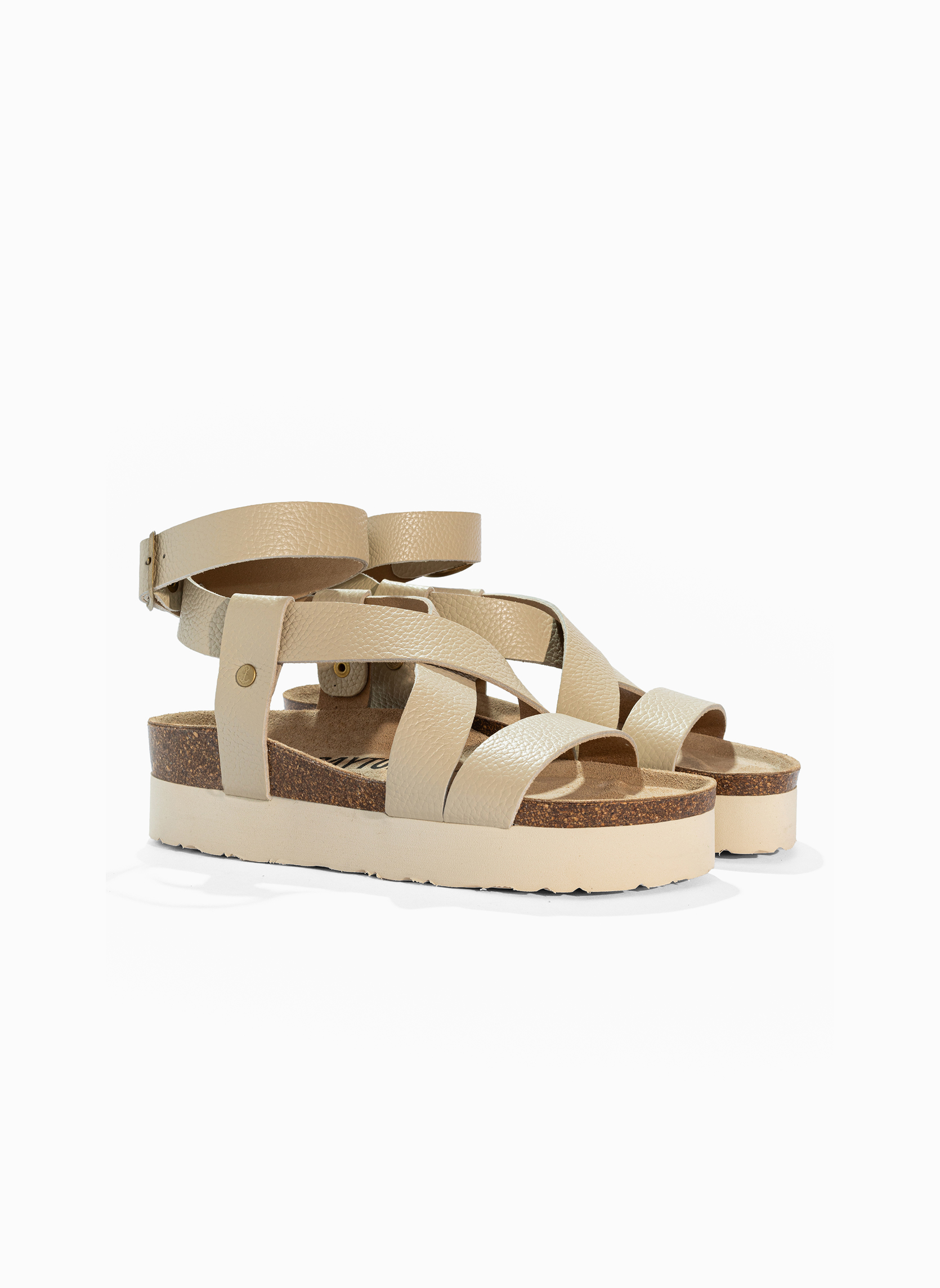 Sandales MYCONOS femme blanc Bayton Sandales MYCONOS femme blanc Blanc
