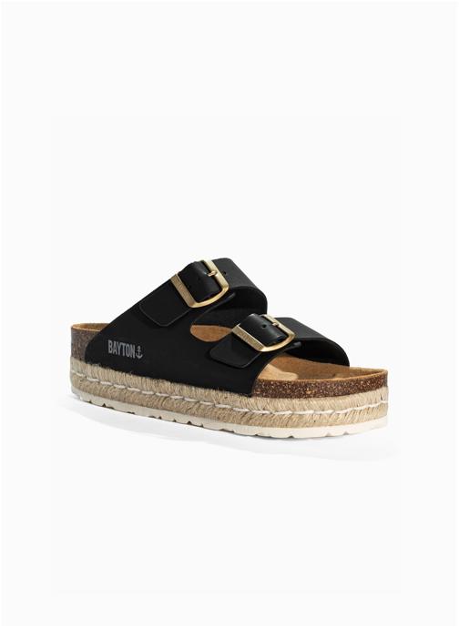 Bayton Sandales OLYMPE femme noir