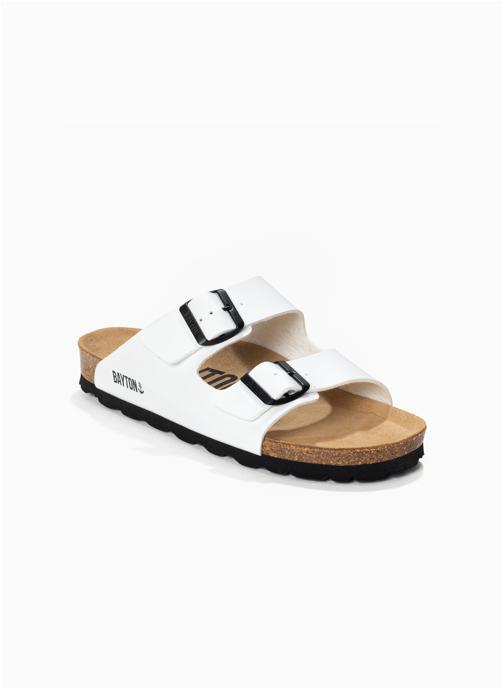 Bayton Sandales et mules ATLAS homme blanc