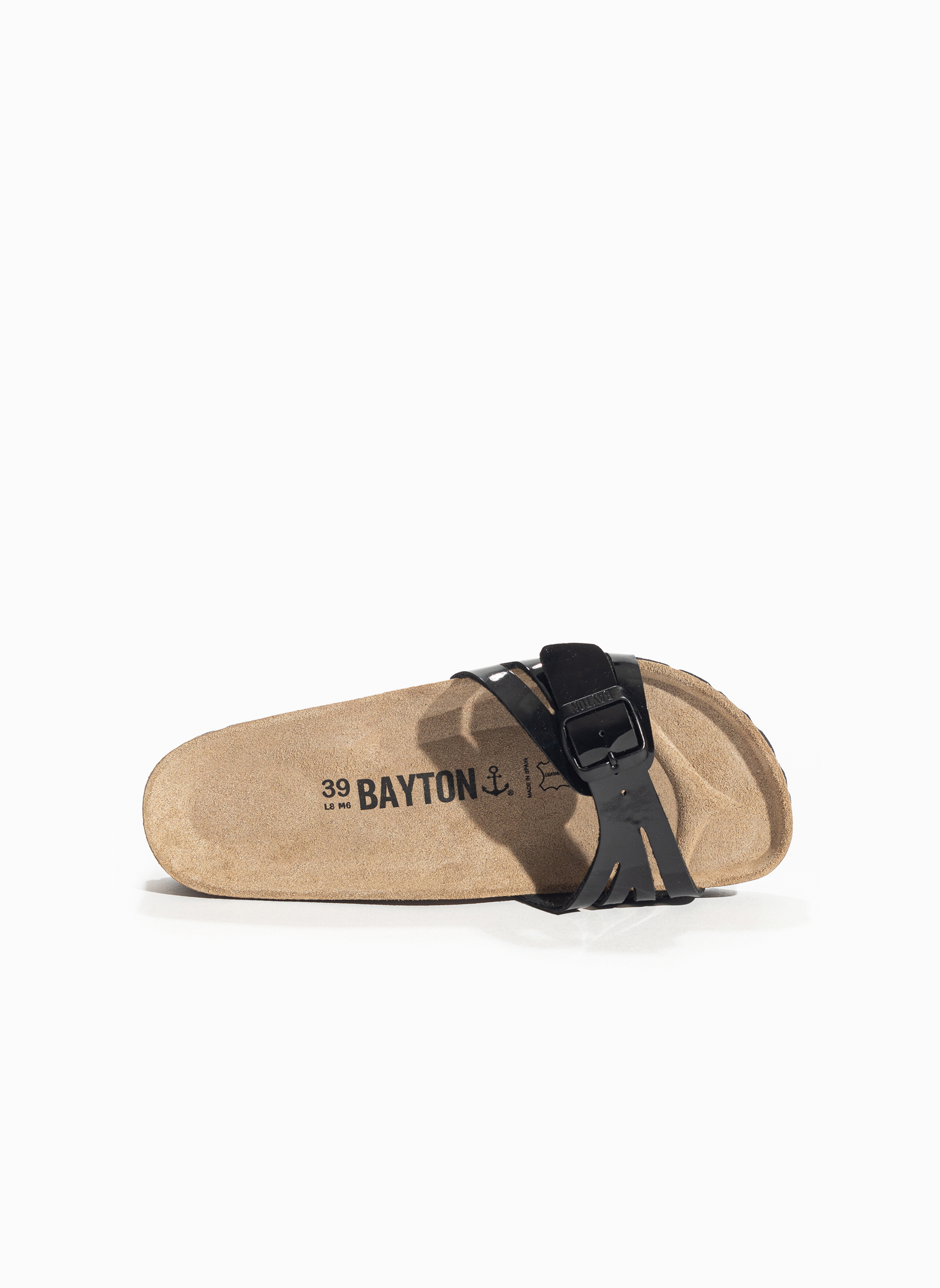 Sandales VELOURS femme noir Bayton Sandales VELOURS femme noir Noir