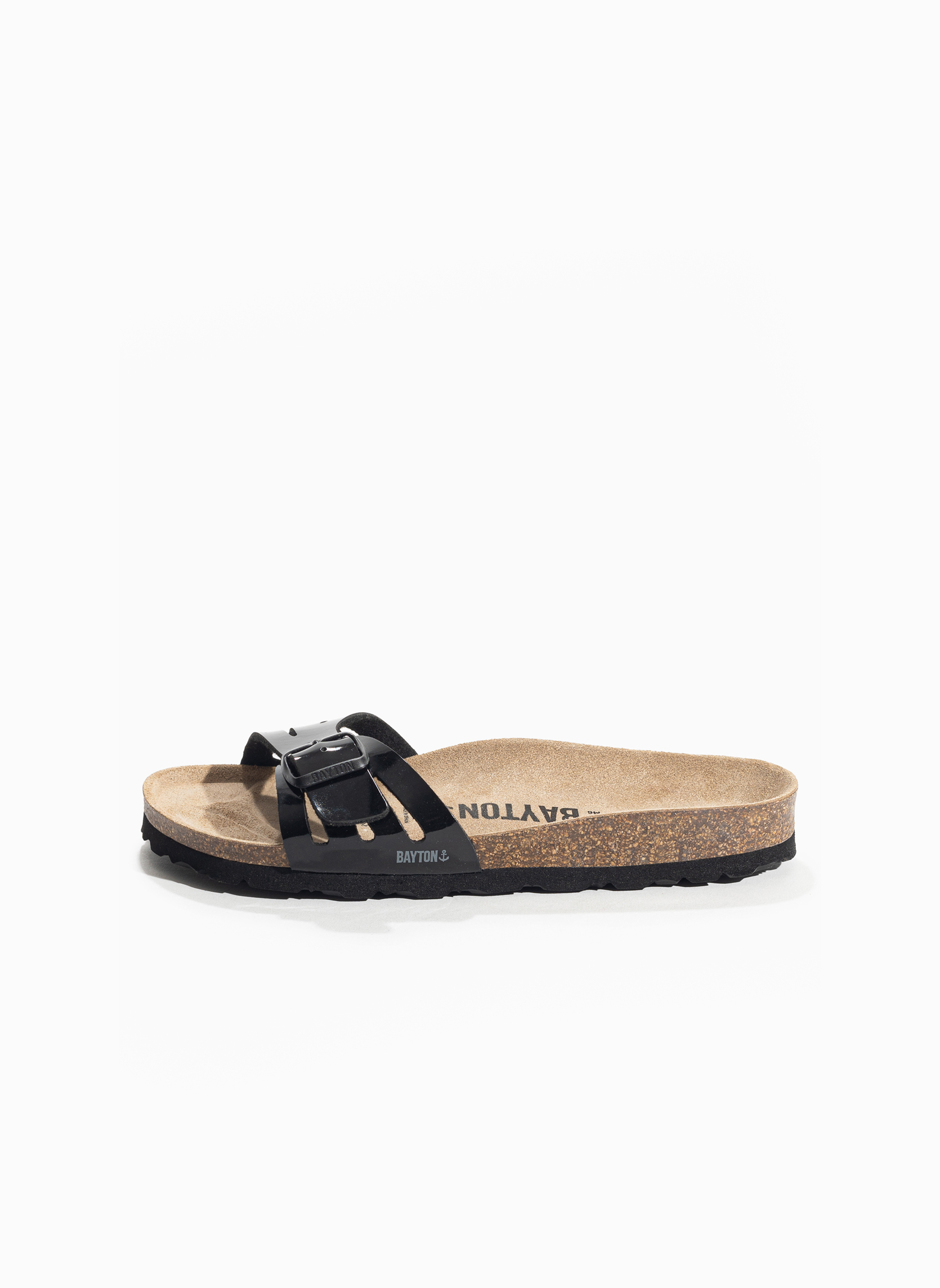 Sandales VELOURS femme noir Bayton Sandales VELOURS femme noir Noir