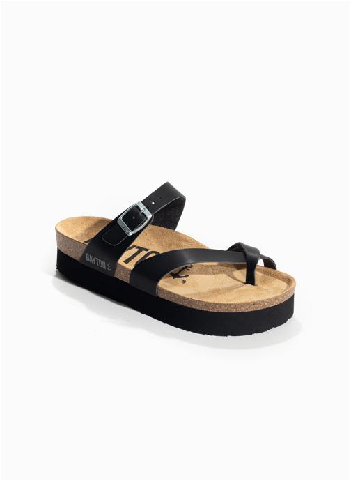 Bayton Tongs ANDROMAC femme noir