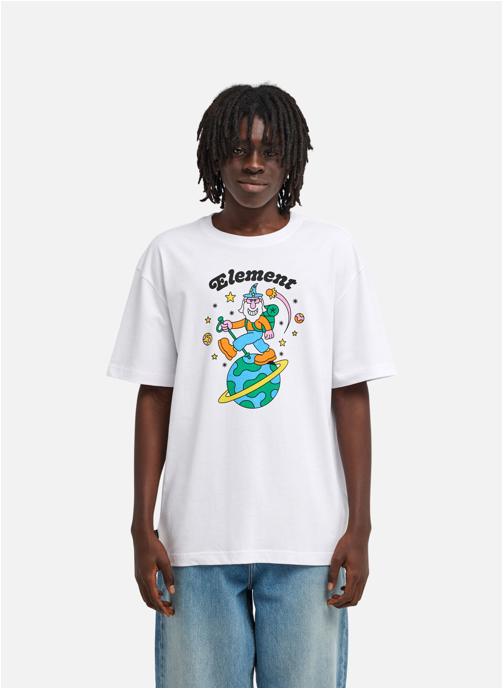 Element Tee-shirts Planet Hiker homme blanc