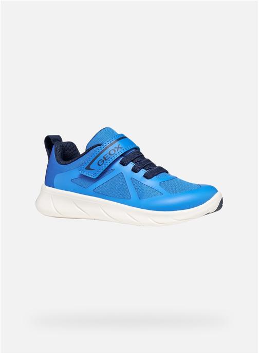Geox Baskets basses J FOOT-RUN BOY garçon bleu
