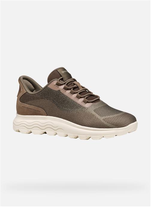 Geox Baskets basses D SPHERICA PLUS WR femme marron