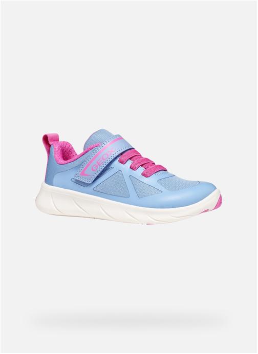 Geox Baskets basses J FOOT-RUN GIRL fille bleu