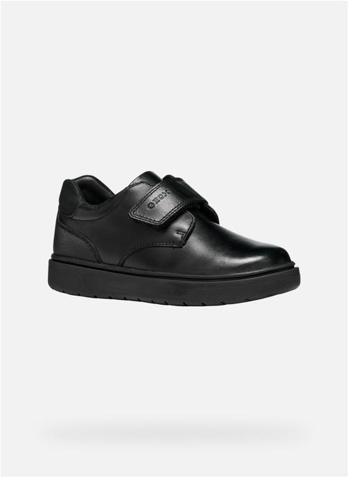 Geox Mocassins J RIDDOCK BOY garçon noir